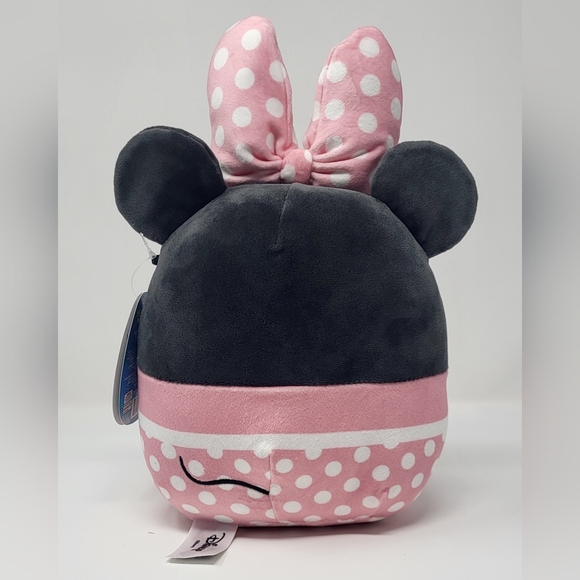SQUISHMALLOWS DISNEY MINNIE MOUSE Soft Pink Polka Dot Bow Plush Toy Kell… - Picture 5 of 7